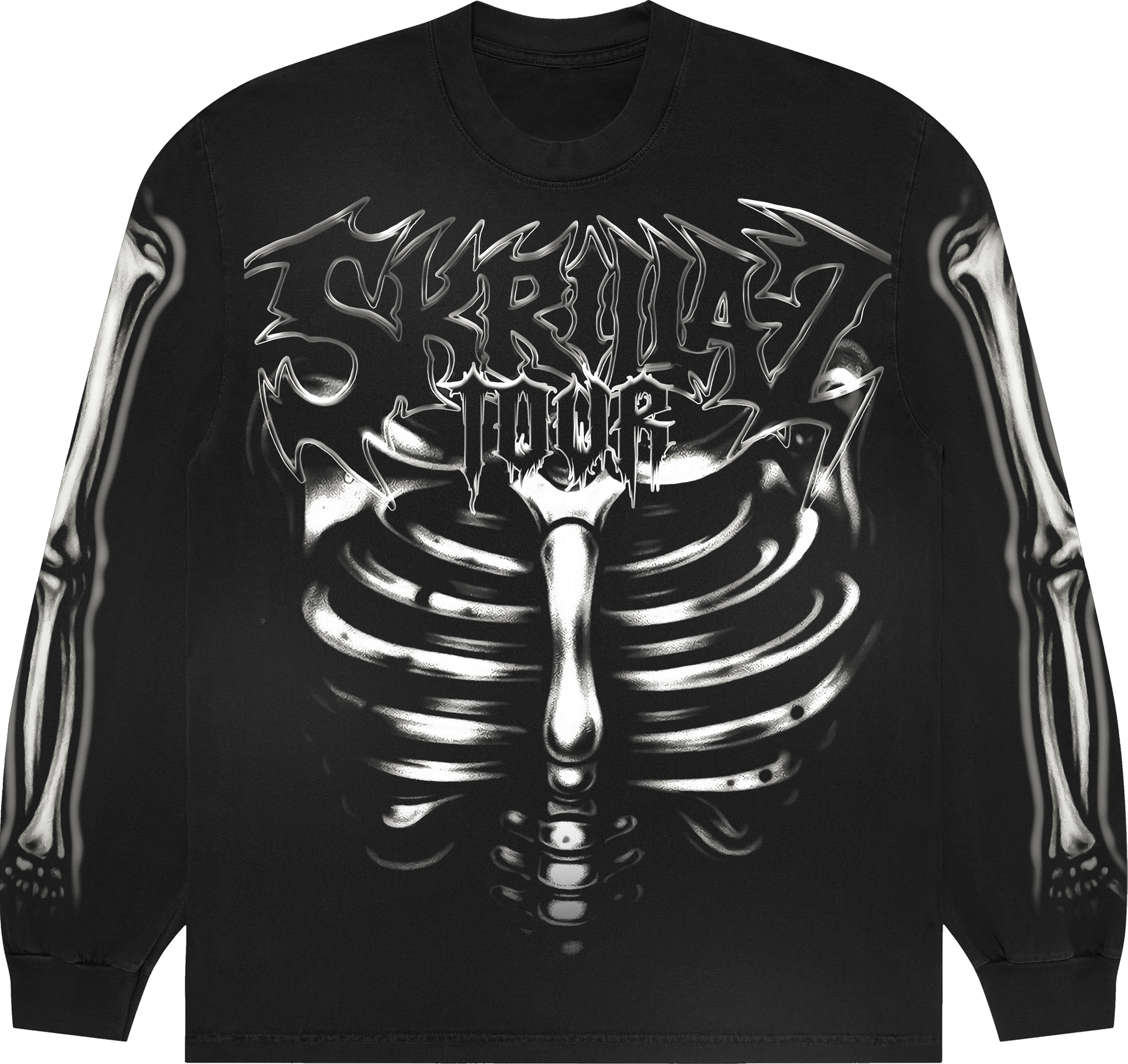 Skrilla Z Tour x Paradox Exclusive Long-Sleeve Tee (Grey