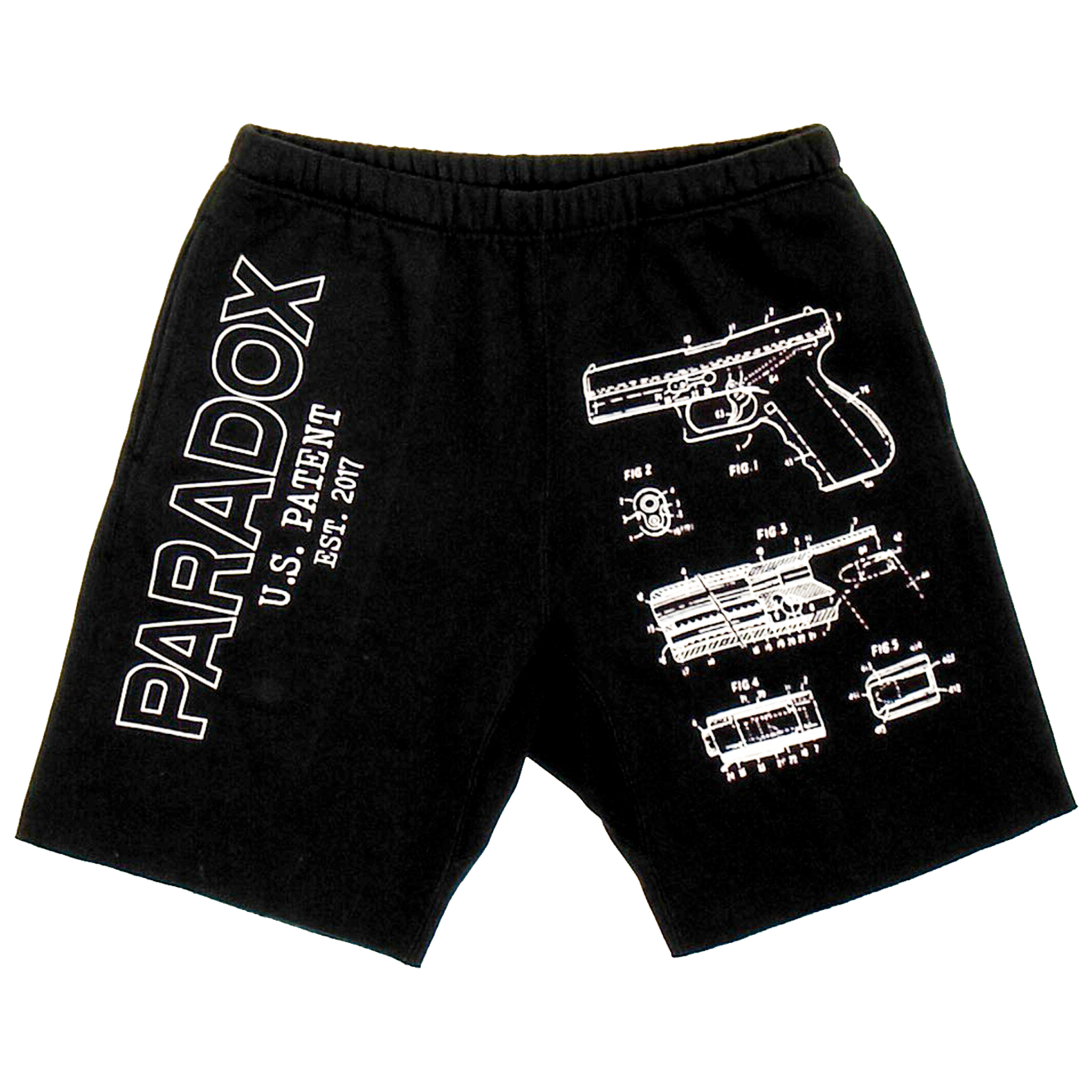 G-LOCK BLUEPRINT” SWEATSHORTS (BLACK) – Paradox Lab
