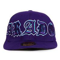 OLD VARSITY FITTED HAT (PURPLE/BLACK)