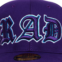 OLD VARSITY FITTED HAT (PURPLE/BLACK)