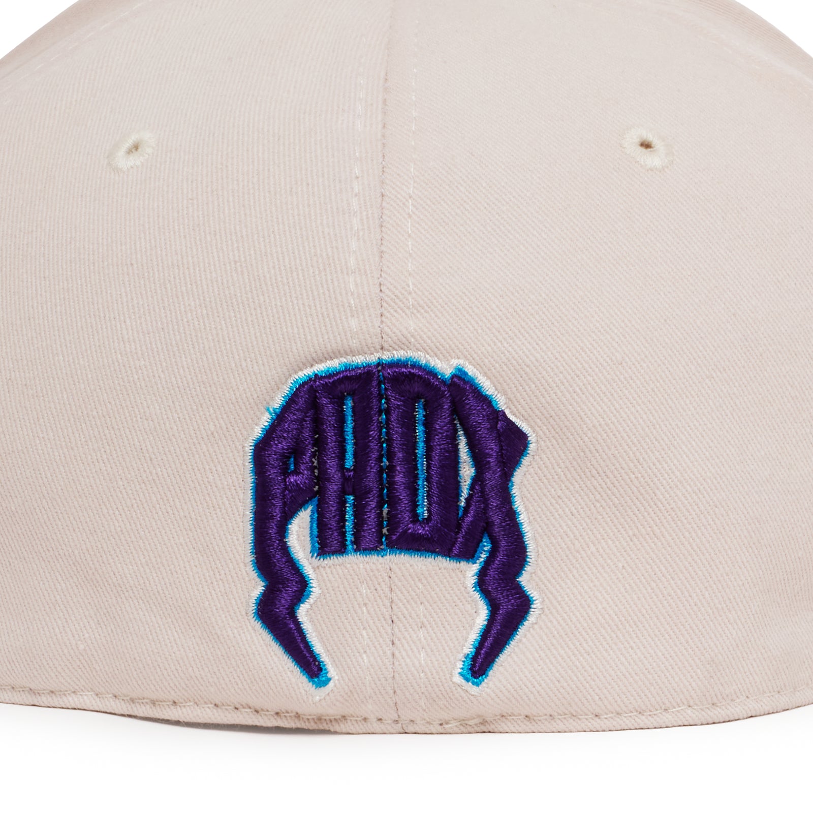 OLD VARSITY FITTED HAT (LIGHT GREY/PURPLE)