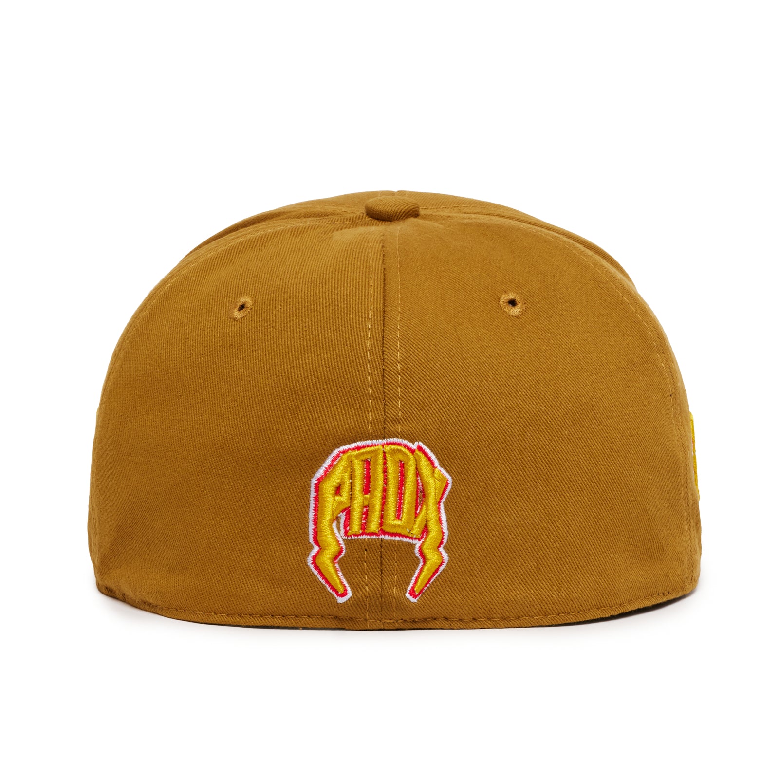 "OLD VARSITY" FITTED HAT (TAN/YELLOW)