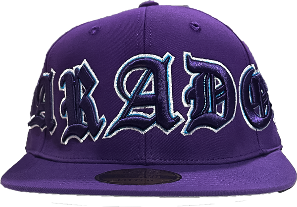 OLD VARSITY FITTED HAT (PURPLE/BLACK)