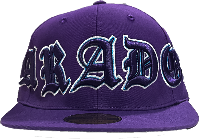 OLD VARSITY FITTED HAT (PURPLE/BLACK)