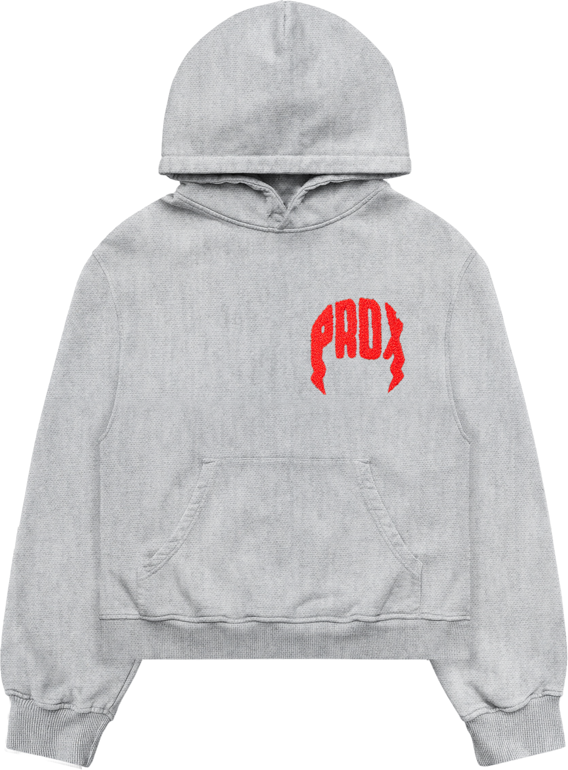 "PRDX CHENILLE" - PULL-OVER HOODIE (GREY)