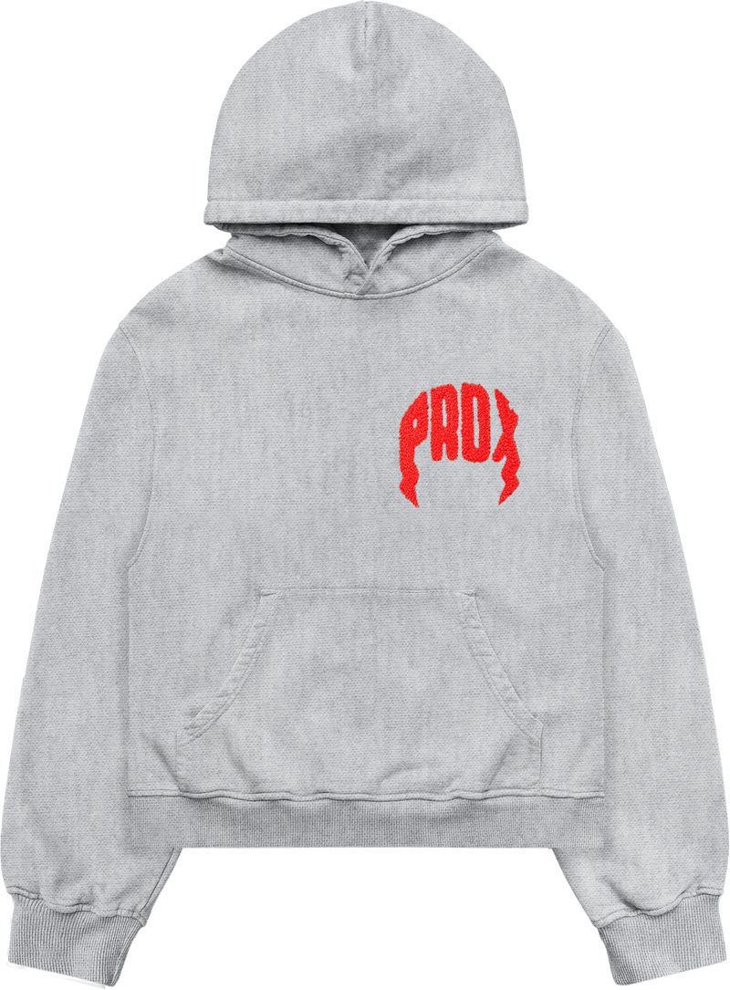 "PRDX CHENILLE" - PULL-OVER HOODIE (GREY)