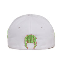 OLD VARSITY FITTED HAT (WHITE/GREEN)
