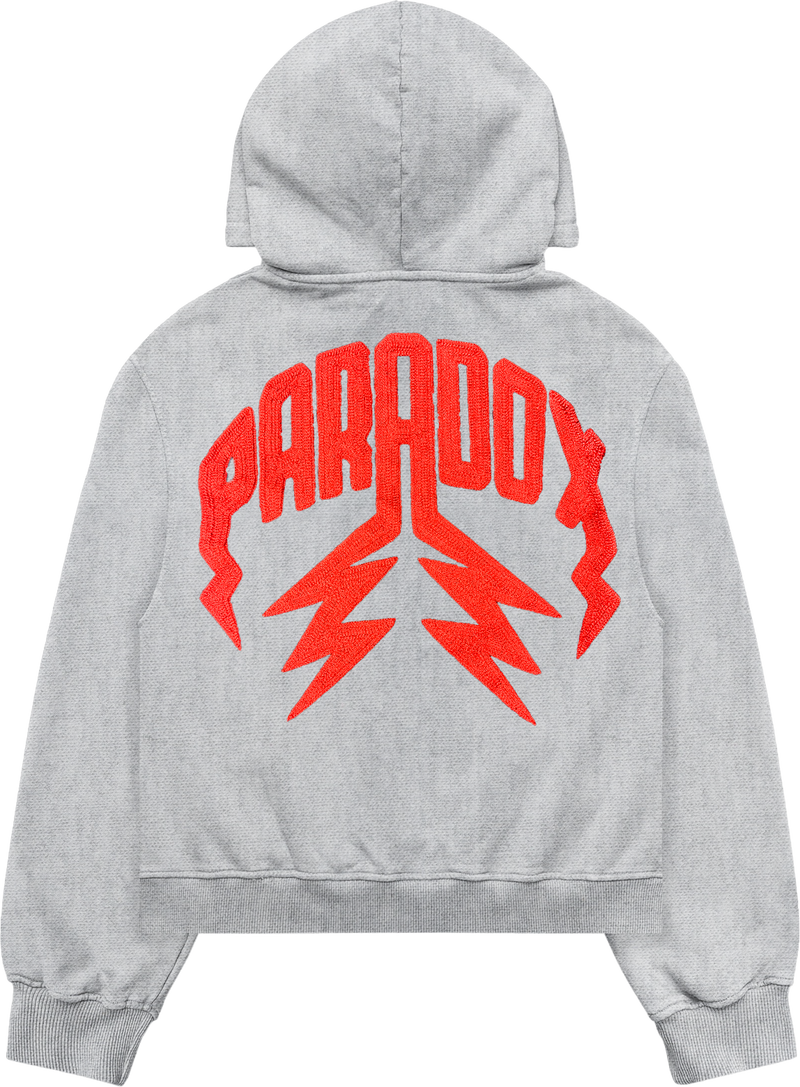 "PRDX CHENILLE" - PULL-OVER HOODIE (GREY)