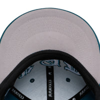 “EAGLES” FITTED HAT (MIDNIGHT GREEN/WHITE)