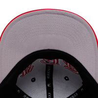“Braves” Fitted Hat (Navy/Red)