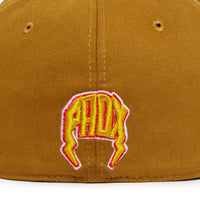 "OLD VARSITY" FITTED HAT (TAN/YELLOW)