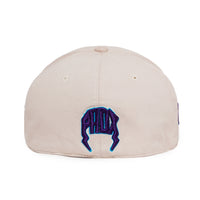 OLD VARSITY FITTED HAT (LIGHT GREY/PURPLE)