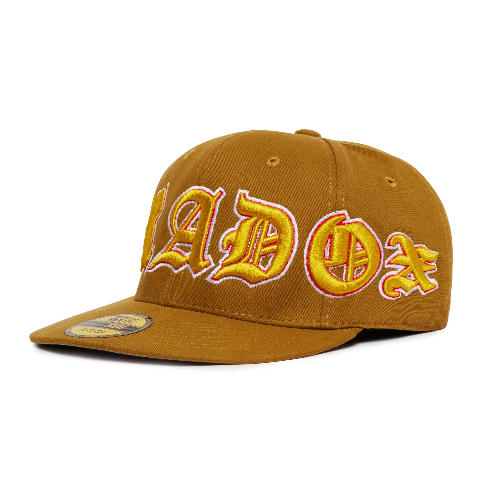 "OLD VARSITY" FITTED HAT (TAN/YELLOW)