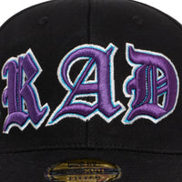 OLD VARSITY FITTED HAT (BLACK/PURPLE)