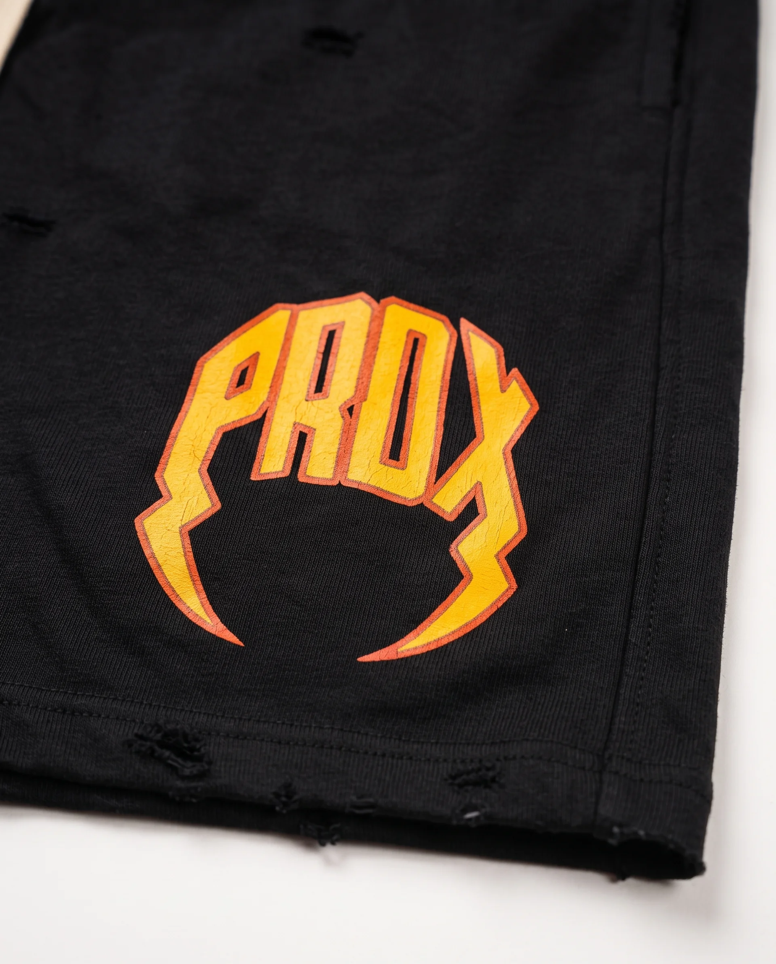 "TRIBAL PRINT LOGO" SWEATSHORTS