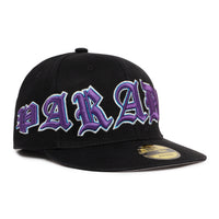 OLD VARSITY FITTED HAT (BLACK/PURPLE)