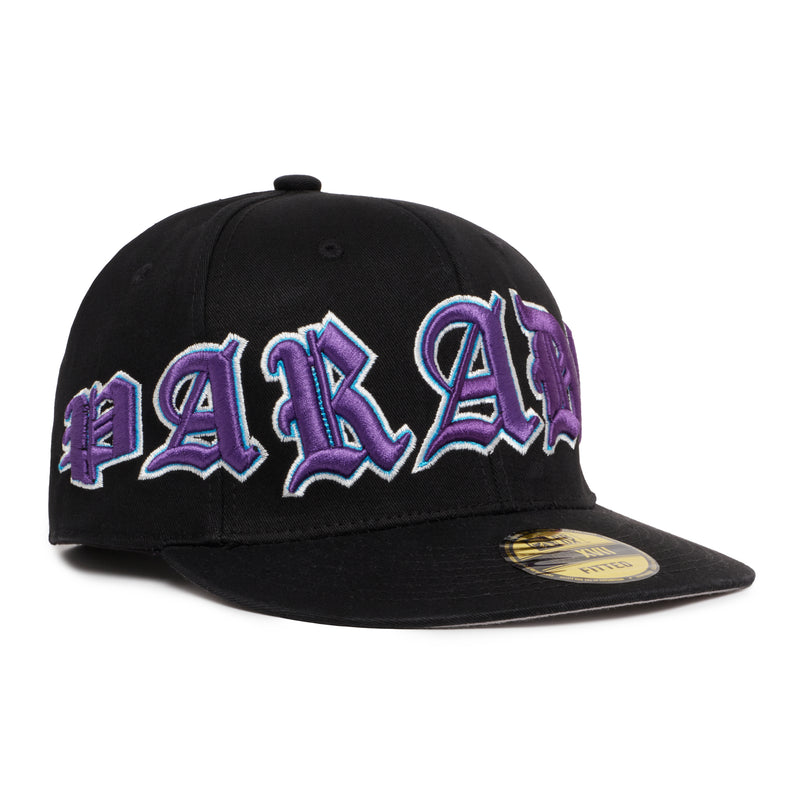 OLD VARSITY FITTED HAT (BLACK/PURPLE)