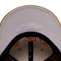 "OLD VARSITY" FITTED HAT (TAN/YELLOW)