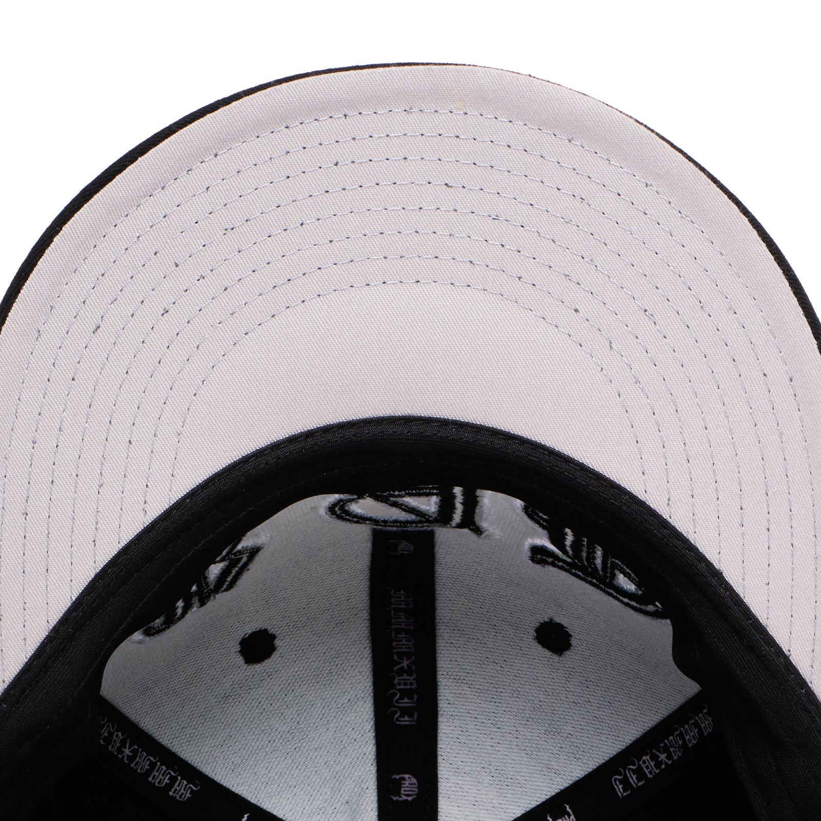 “Blackout” Fitted Hat (Black/White)