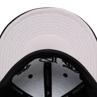 “Blackout” Fitted Hat (Black/White)