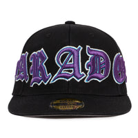OLD VARSITY FITTED HAT (BLACK/PURPLE)