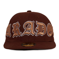 "OLD VARSITY" FITTED HAT (BROWN/BROWN)