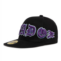 OLD VARSITY FITTED HAT (BLACK/PURPLE)