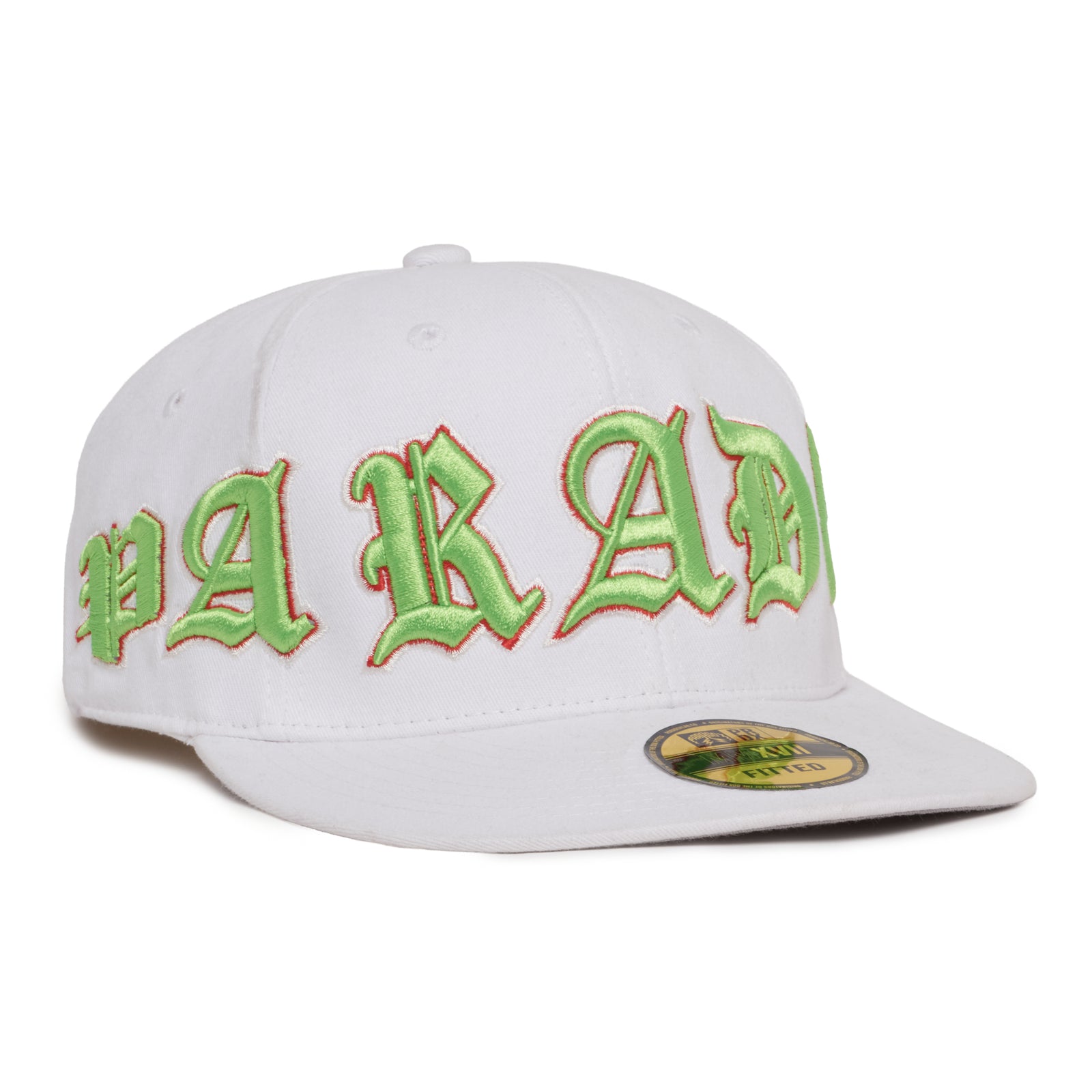 OLD VARSITY FITTED HAT (WHITE/GREEN)