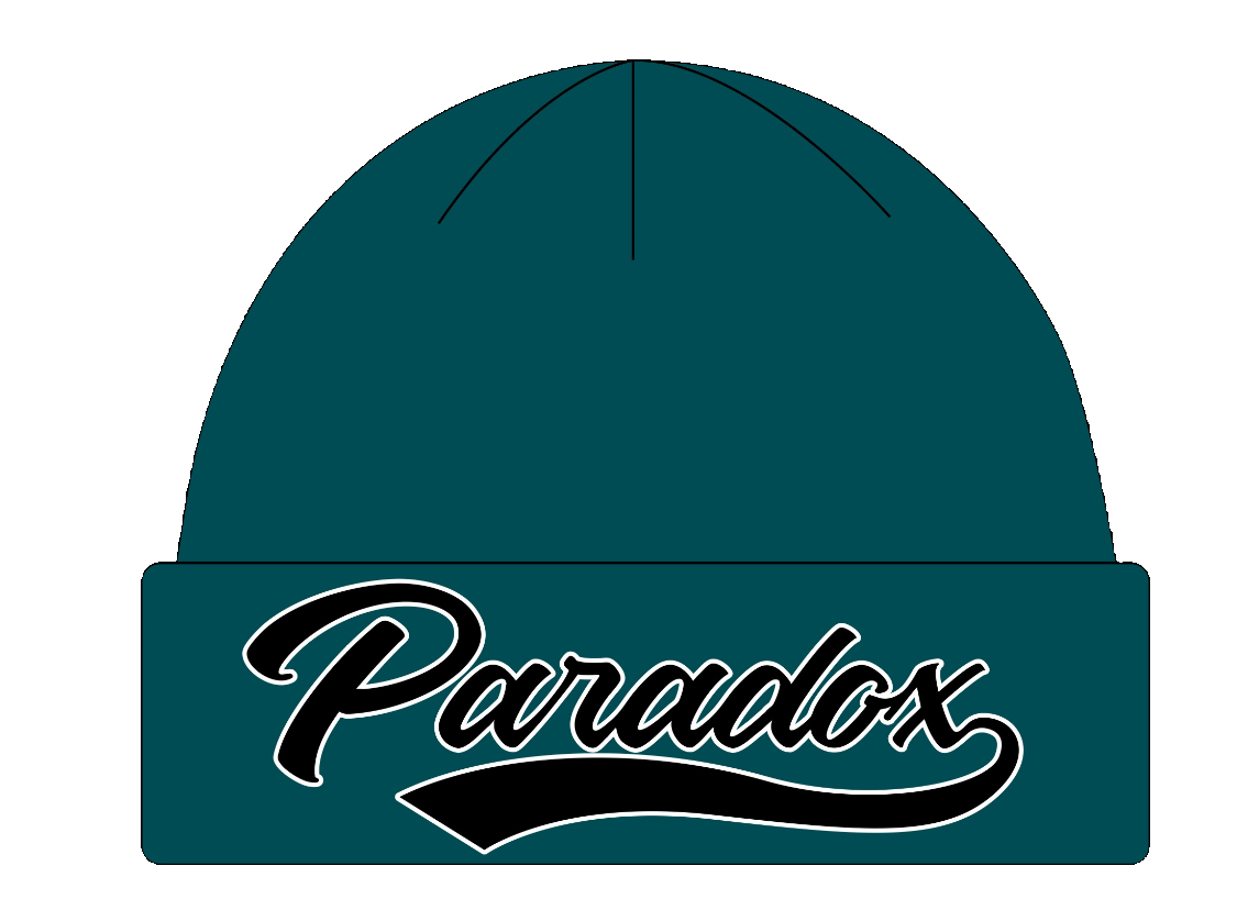 BIRDS BEANIE - (MIDNIGHT GREEN/BLACK)