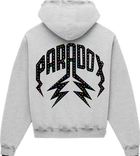 "Multi-colored Gem" Distressed Pull-Over Hoodie