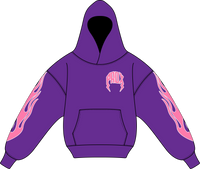 "PURPLE REIGN V2" LIGHTNING ARC LOGO HOODIE (PURPLE)