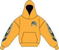 "BRAZIL V2" LIGHTNING ARC LOGO HOODIE (YELLOW GOLD)