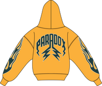 "BRAZIL V2" LIGHTNING ARC LOGO HOODIE (YELLOW GOLD)