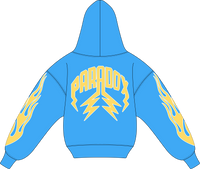 "PASTEL V2" LIGHTNING ARC LOGO HOODIE (PASTEL BLUE)
