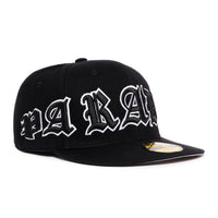 “Blackout” Fitted Hat (Black/White)