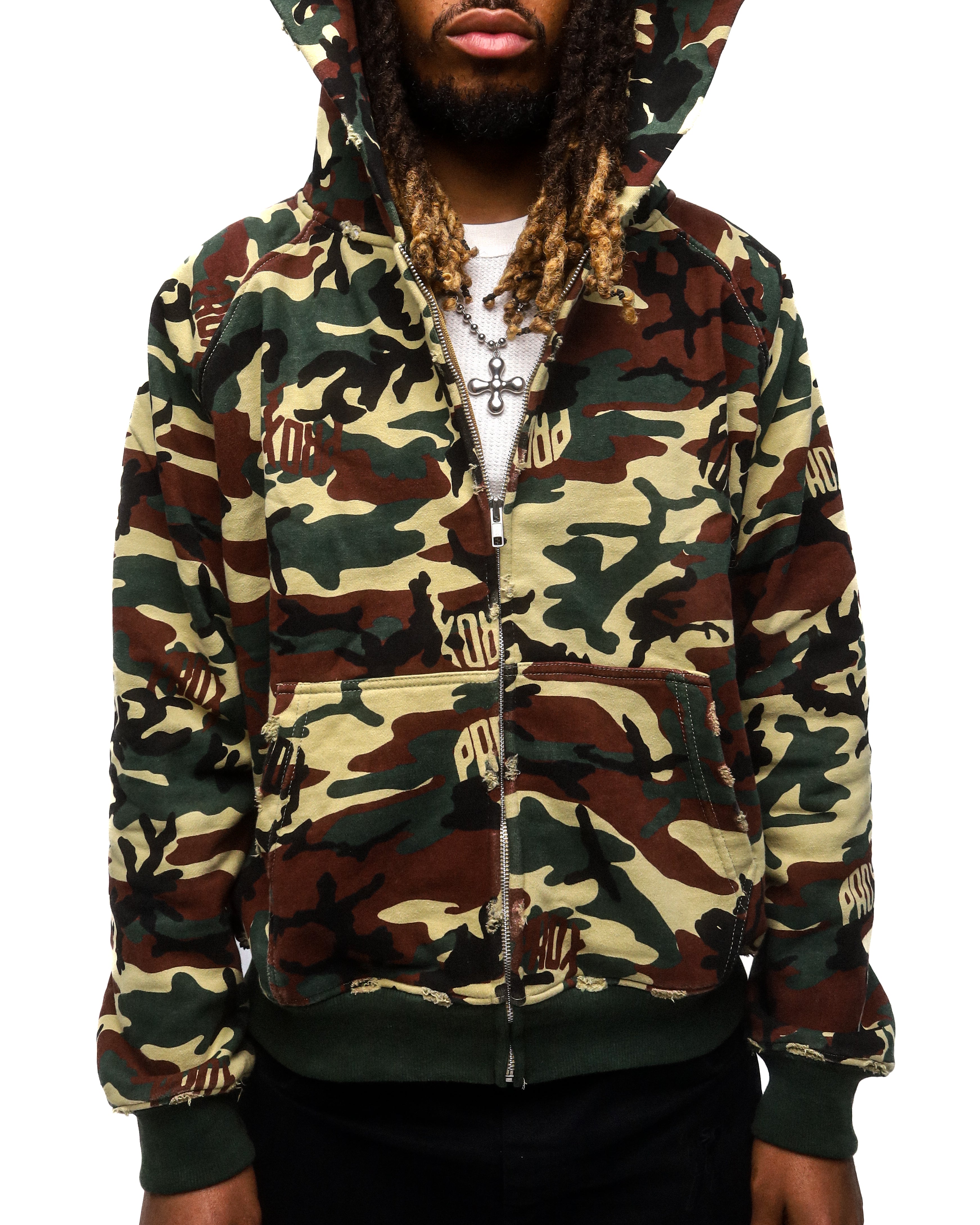PRDX CAMO THERMAL HOODIE (ORANGE) – Paradox Lab