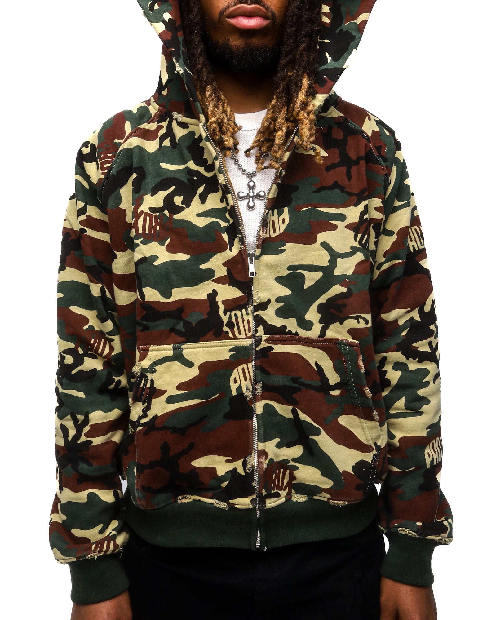 PRDX CAMO THERMAL HOODIE (GREEN)