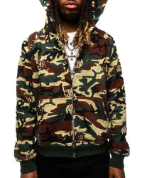 PRDX CAMO THERMAL HOODIE (GREEN)