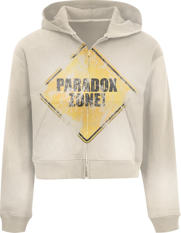 【DROPDEAD】Paradox ロゴ 3D ニット ジップ パーカー フーディ Paradox Hoodie