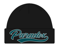 BIRDS BEANIE - (BLACK/MIDNIGHT GREEN)
