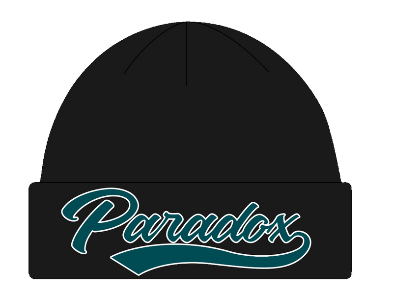 BIRDS BEANIE - (BLACK/MIDNIGHT GREEN)