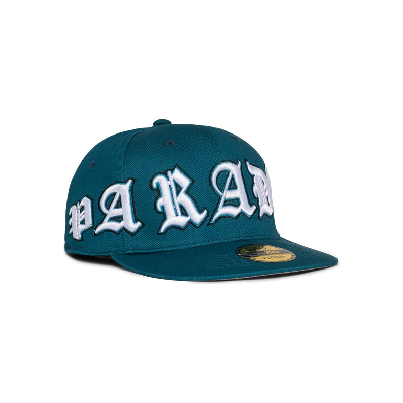 “EAGLES” FITTED HAT (MIDNIGHT GREEN/WHITE)