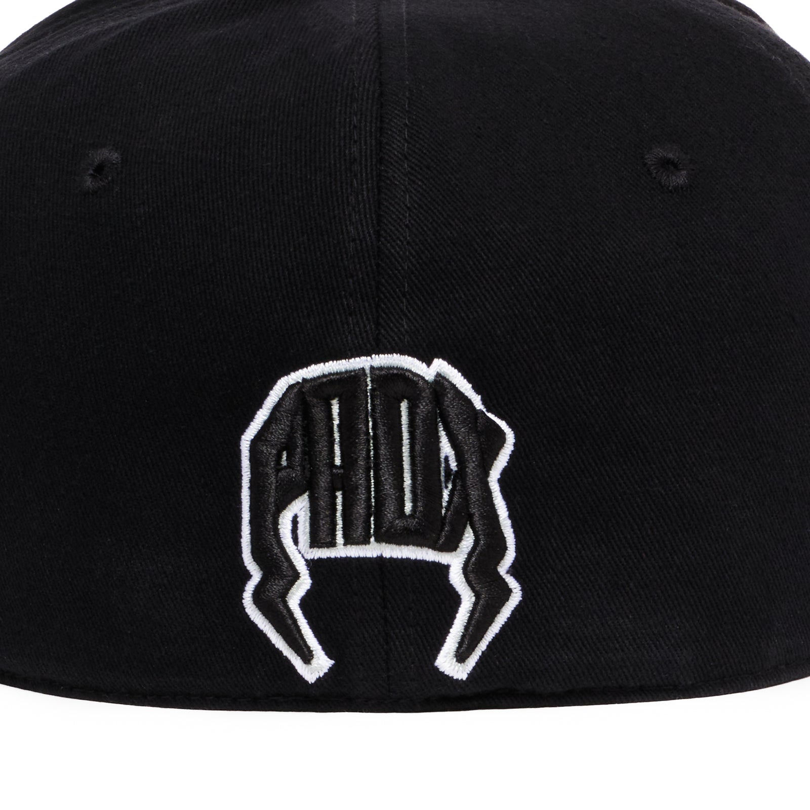 “Blackout” Fitted Hat (Black/White)