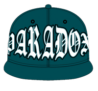 BIRDS FITTED HAT (MIDNIGHT GREEN/WHITE)