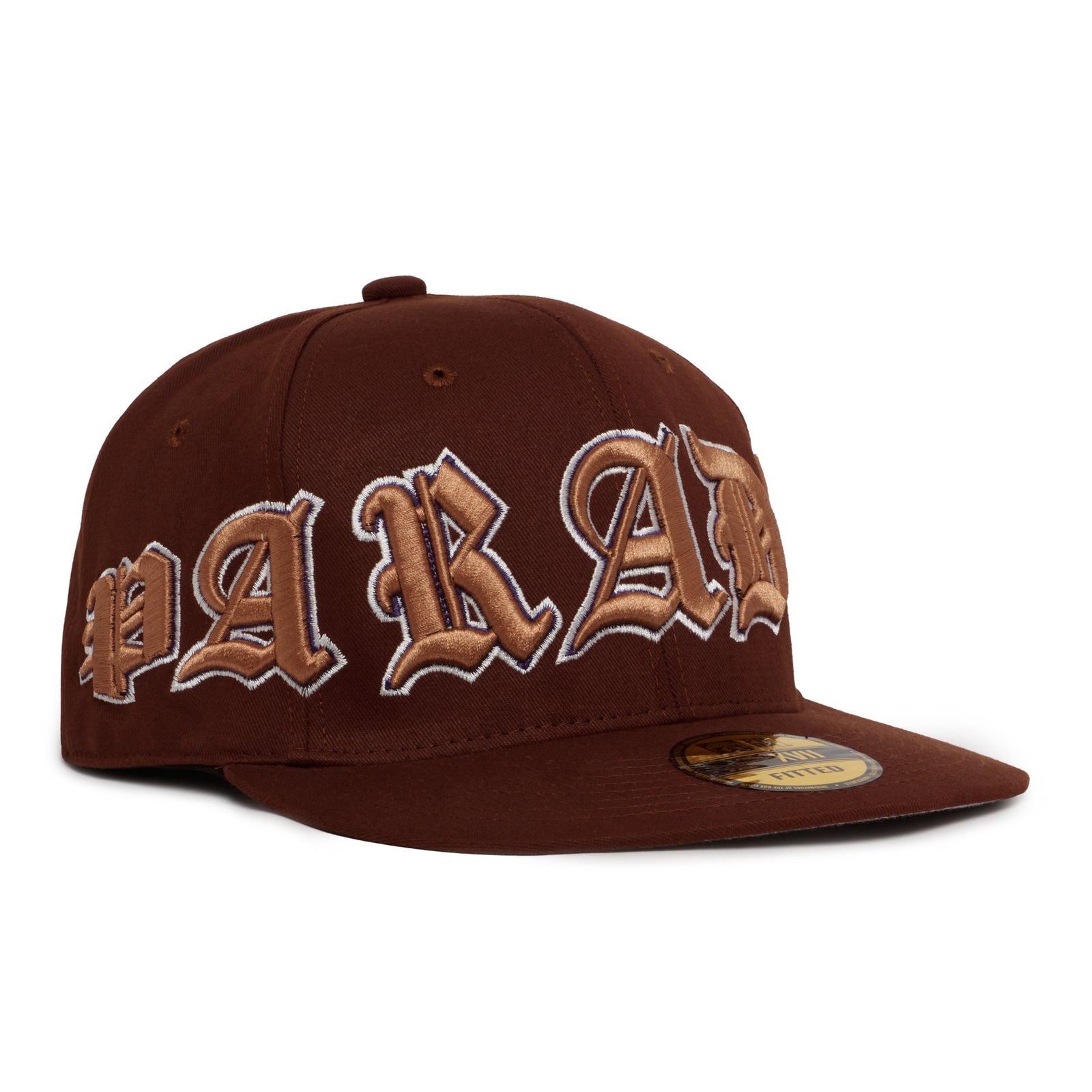 "OLD VARSITY" FITTED HAT (BROWN/BROWN)