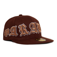 "OLD VARSITY" FITTED HAT (BROWN/BROWN)