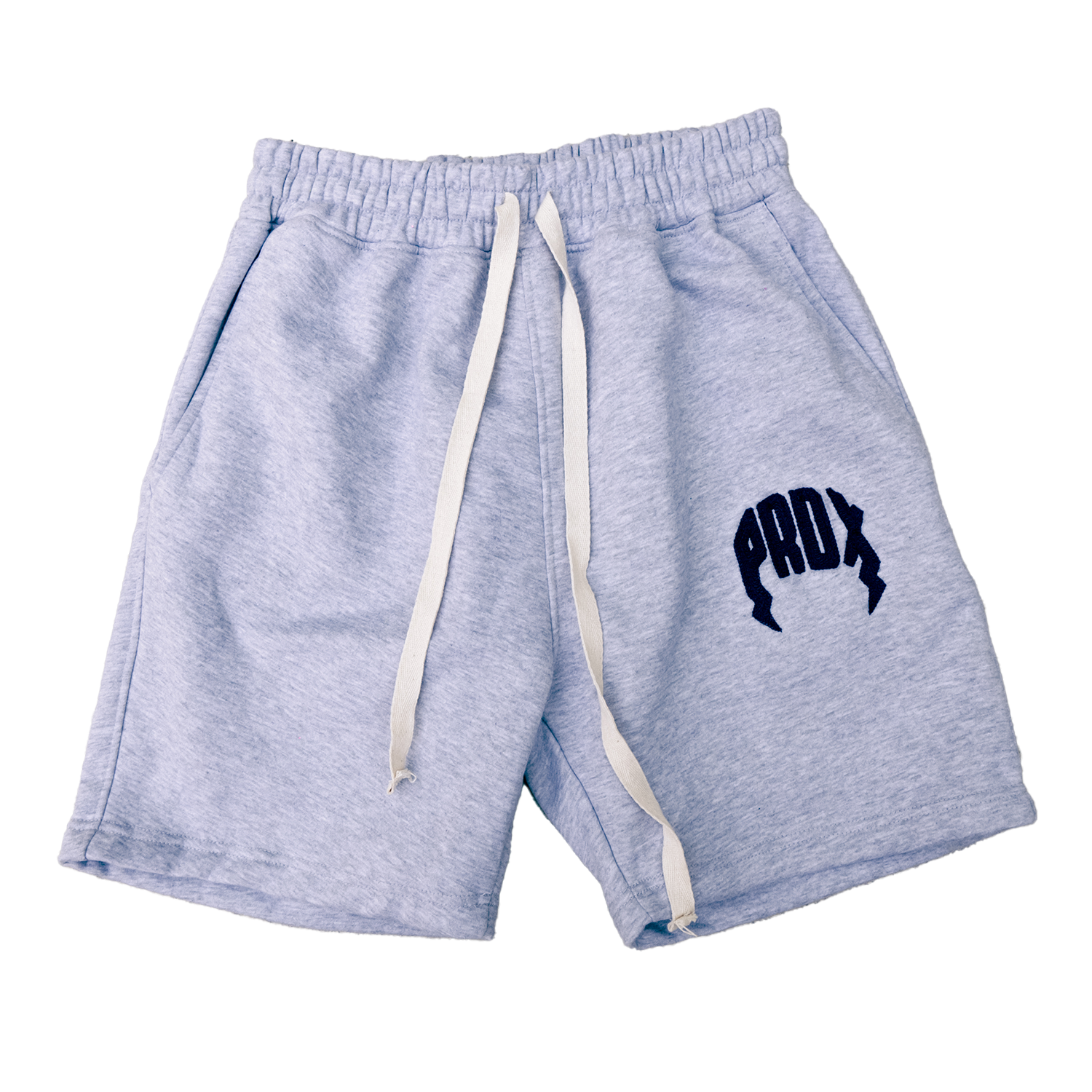"PRDX" Lightning Arc Logo Sweatshorts (GREY/NAVY)