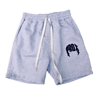 "PRDX" Lightning Arc Logo Sweatshorts (GREY/NAVY)