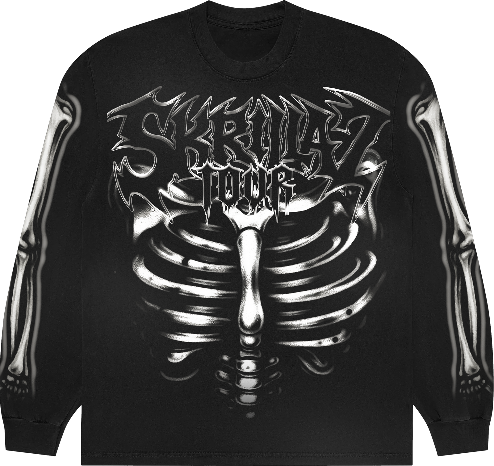 Skrilla Z Tour x Paradox Exclusive Long-Sleeve Tee (Grey