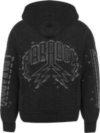 "PRDX DRUGS" - ZIP UP HOODIE (BLACK/BLACK)